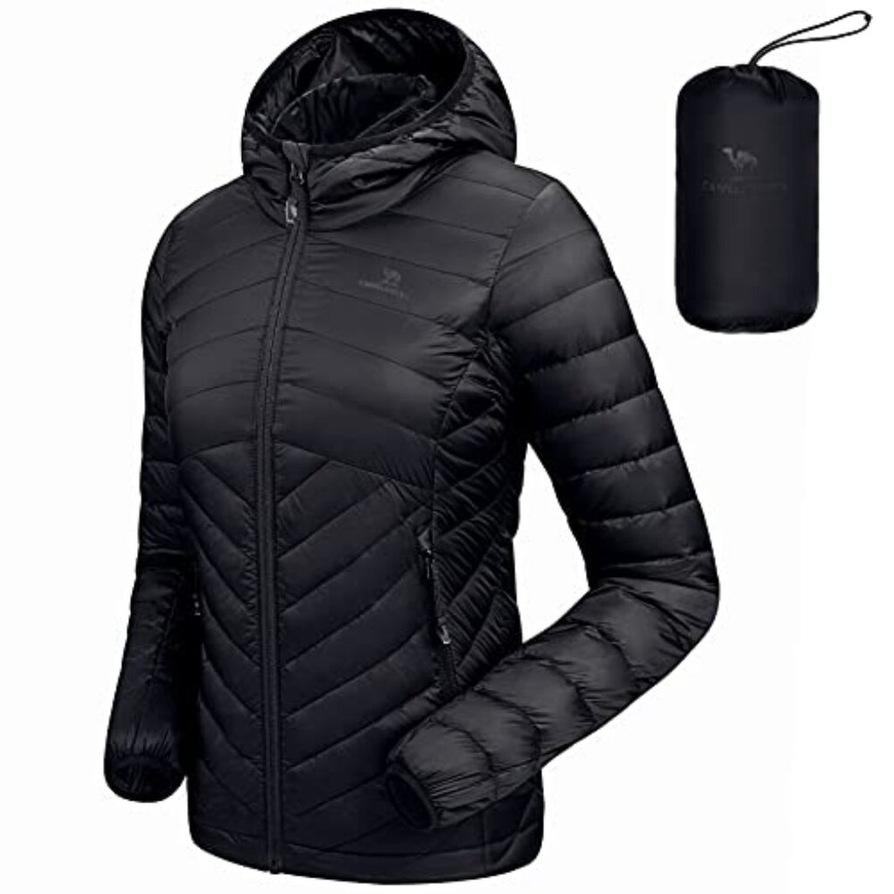 Lightweight Packable Down Puffer Jacket Hooded In… - image 2